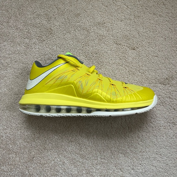 Nike Air Max LeBron 10 Low Sonic Yellow Men’s Size 8.5 main image 9